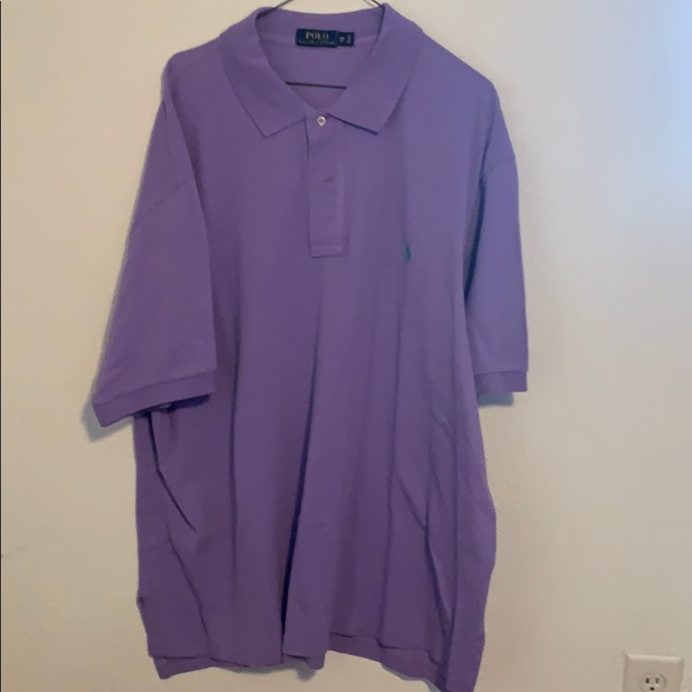 Purple polo big and tall